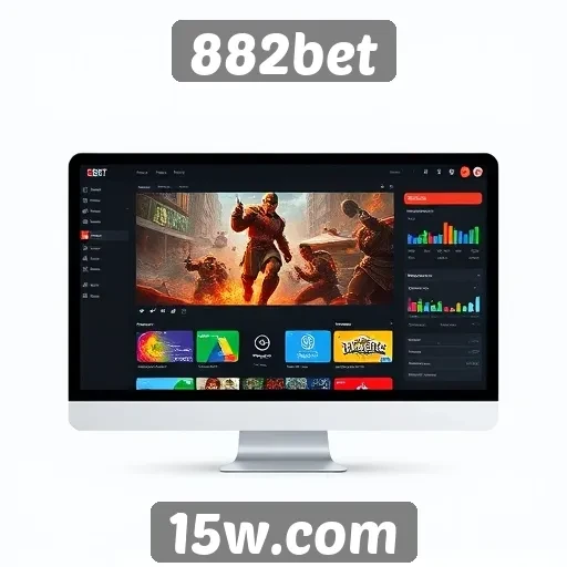 Análise da interface do usuário do site 882bet